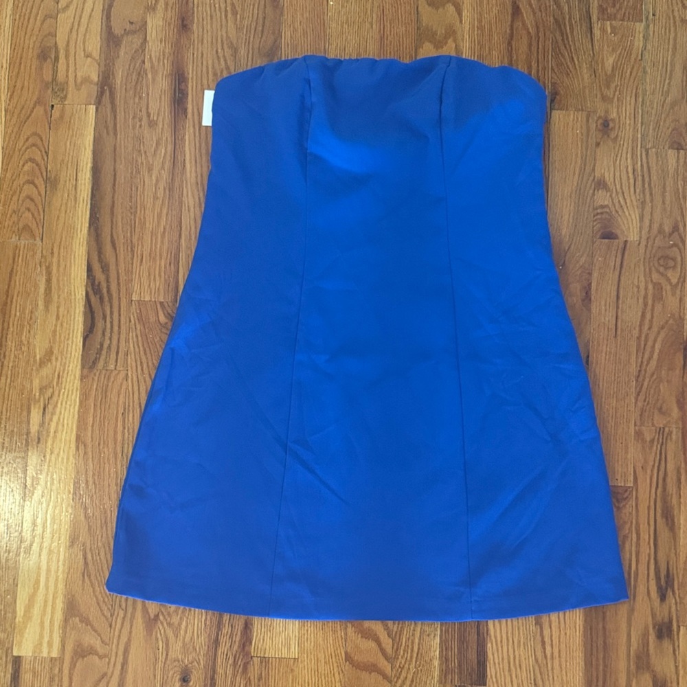a new day Cobalt Strapless Mini Dress